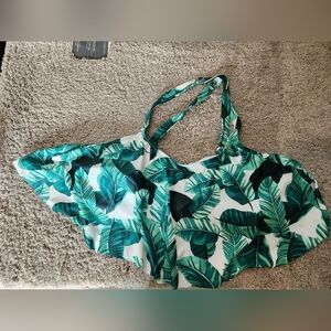 Green Leaf Swim Top